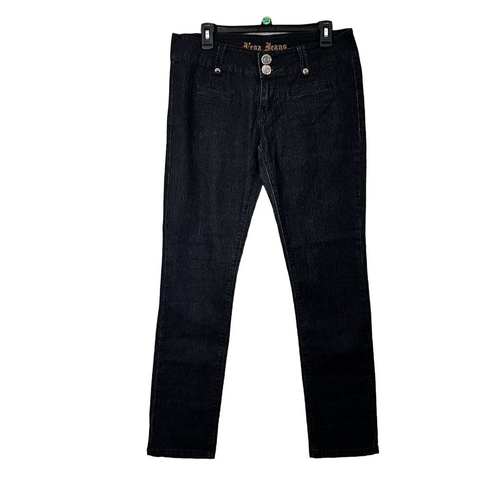 VEGA Mid Rise Skinny Leg Women's Jeans size 9/10 Black,